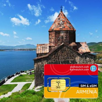 Sim Du Lịch Armenia 15 Ngày Tốc Độ Cao